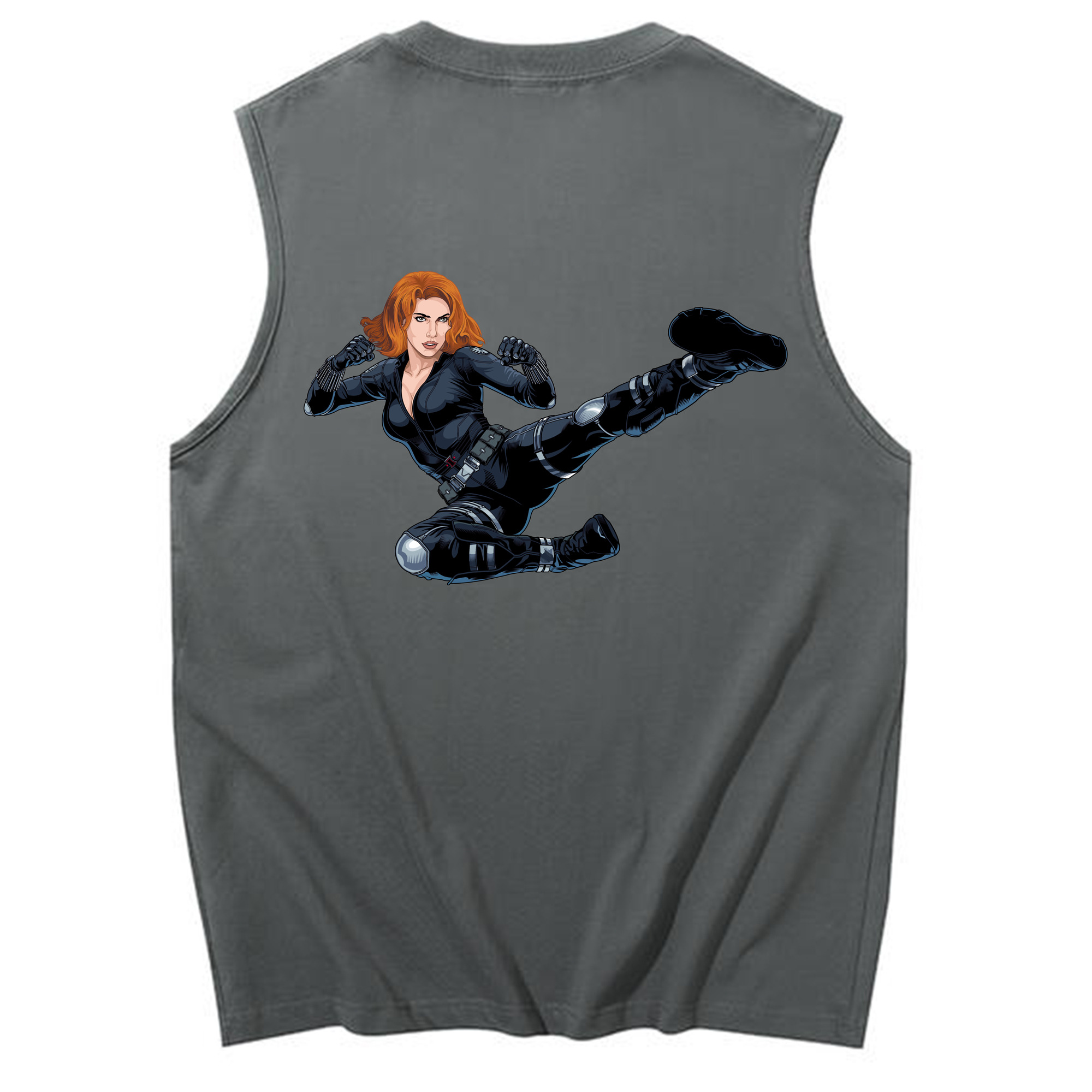 （画像用） アベンジャーズ The Avengers コットン100％タンクトップ（背面プリント）